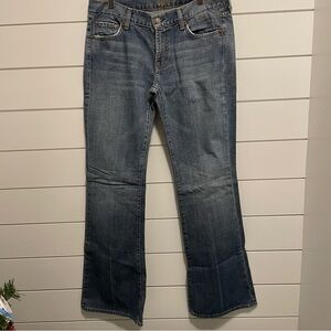 7 For All Mankind Vintage denim jeans Y2K Flare size 30 designer 31x33